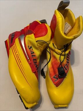 Salomon 9.1 RS ENERGYZER Cross County Ski Boots Size EU 45